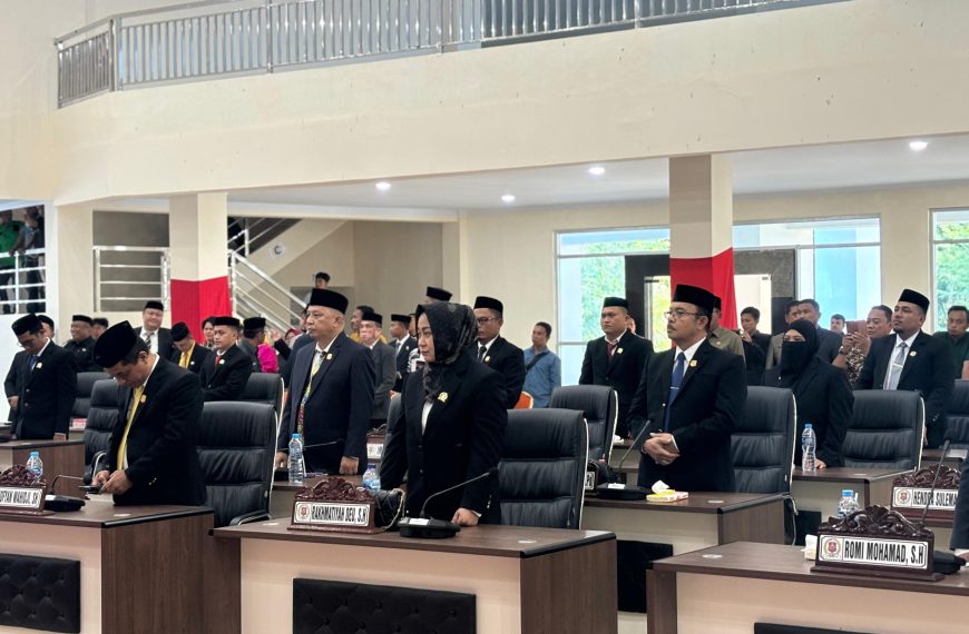Rakhmatiyah Deu Terpilih Sebagai Ketua Komisi Satu DPRD Bone bolango