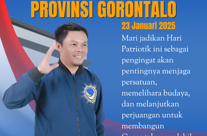 Memperingati Hari Patriotik Gorontalo Imran Mahmud Menyampaikan Harapannya